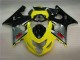 GSXR 600 / 750 K4 2004-2005 Motorrad Verkleidung - Gelb Schwarz GSXR 600 / 750 K4 2004-2005 Motorrad Verkleidung - Gelb Schwarz