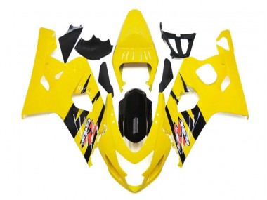 GSXR 600 / 750 K4 2004-2005 Motorrad Verkleidungen - Gelb Schwarz