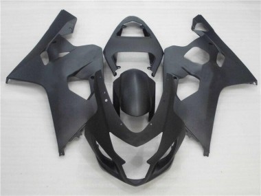 GSXR 600 / 750 K4 2004-2005 Motorrad Verkleidungen - Matt Schwarz