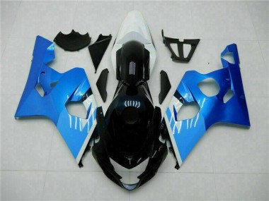 GSXR 600 / 750 K4 2004-2005 Motorrad Verkleidungen & Plastik - Blau Schwarz