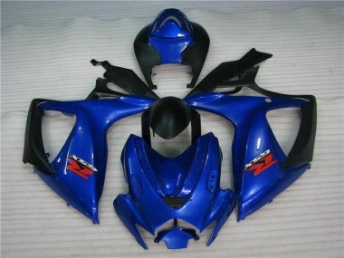 GSXR 600 / 750 K6 2006-2007 Motor Vollverkleidung - Blau