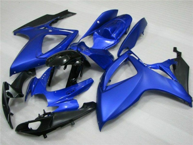 GSXR 600 / 750 K6 2006-2007 Motorrad Verkleidung - Blau Schwarz