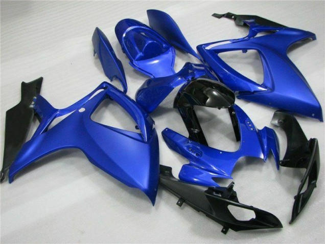 GSXR 600 / 750 K6 2006-2007 Motorrad Verkleidung - Blau Schwarz