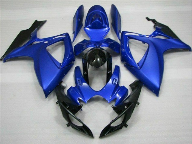 GSXR 600 / 750 K6 2006-2007 Motorrad Verkleidung - Blau Schwarz