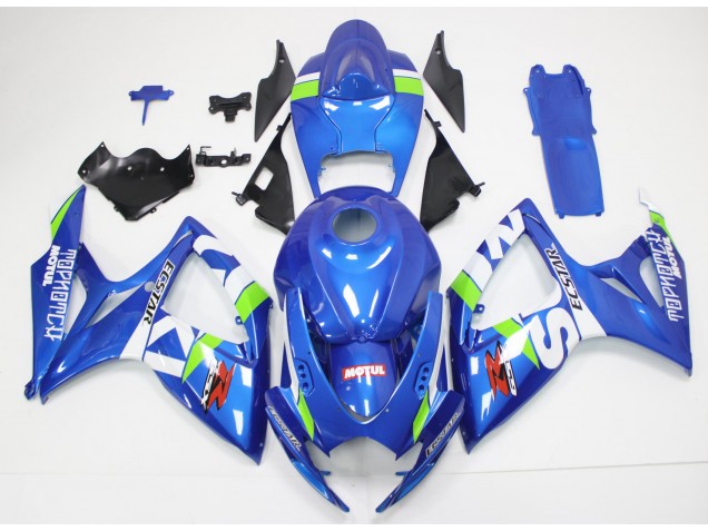 GSXR 600 / 750 K6 2006-2007 Motorrad Verkleidung - Blau Weiß GSXR 600 / 750 K6 2006-2007 Motorrad Verkleidung - Blau Weiß