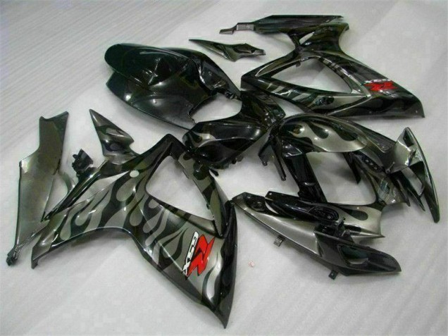GSXR 600 / 750 K6 2006-2007 Motorrad Verkleidung & Plastik - Schwarz GSXR 600 / 750 K6 2006-2007 Motorrad Verkleidung & Plastik - Schwarz