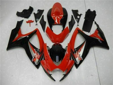 GSXR 600 / 750 K6 2006-2007 Motorrad Verkleidung - Rot