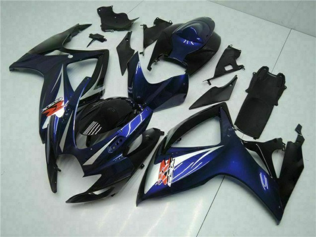 GSXR 600 / 750 K6 2006-2007 Motorrad Verkleidung - Schwarz Blau GSXR 600 / 750 K6 2006-2007 Motorrad Verkleidung - Schwarz Blau