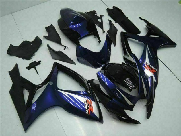 GSXR 600 / 750 K6 2006-2007 Motorrad Verkleidung - Schwarz Blau GSXR 600 / 750 K6 2006-2007 Motorrad Verkleidung - Schwarz Blau