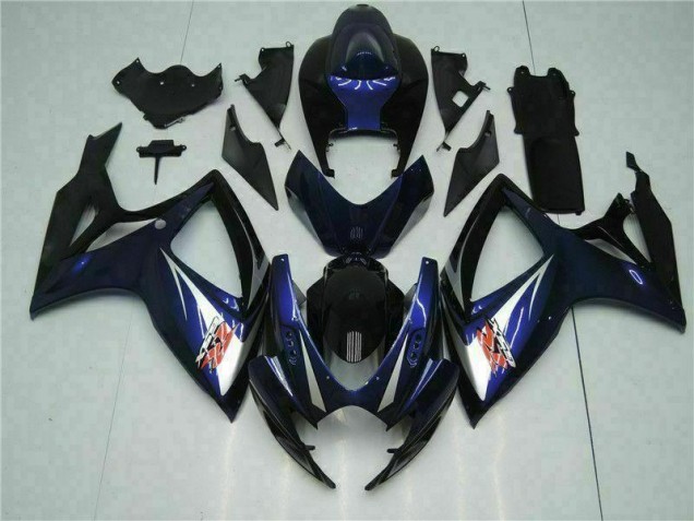 GSXR 600 / 750 K6 2006-2007 Motorrad Verkleidung - Schwarz Blau GSXR 600 / 750 K6 2006-2007 Motorrad Verkleidung - Schwarz Blau