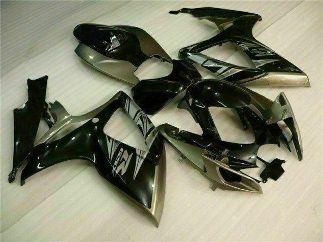GSXR 600 / 750 K6 2006-2007 Motorrad Verkleidung - Schwarz Grau GSXR 600 / 750 K6 2006-2007 Motorrad Verkleidung - Schwarz Grau