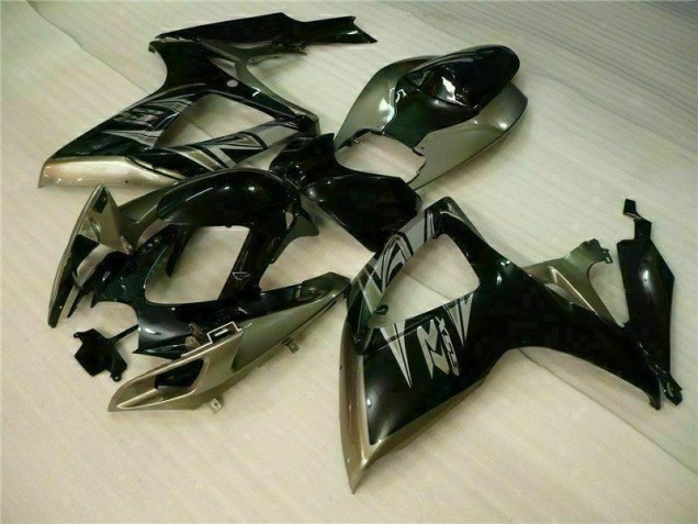 GSXR 600 / 750 K6 2006-2007 Motorrad Verkleidung - Schwarz Grau GSXR 600 / 750 K6 2006-2007 Motorrad Verkleidung - Schwarz Grau