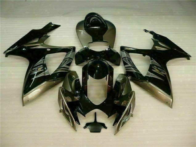 GSXR 600 / 750 K6 2006-2007 Motorrad Verkleidung - Schwarz Grau GSXR 600 / 750 K6 2006-2007 Motorrad Verkleidung - Schwarz Grau