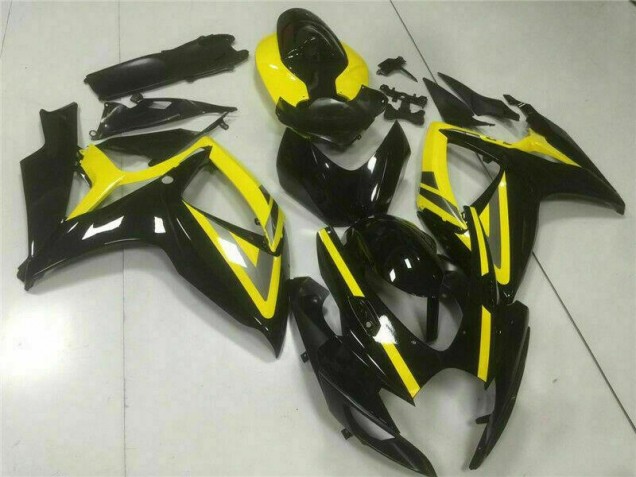 GSXR 600 / 750 K6 2006-2007 Motorrad Verkleidung - Schwarz