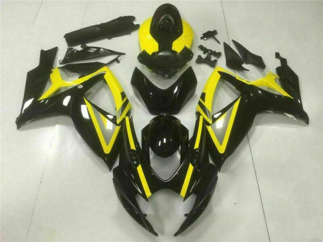 GSXR 600 / 750 K6 2006-2007 Motorrad Verkleidung - Schwarz