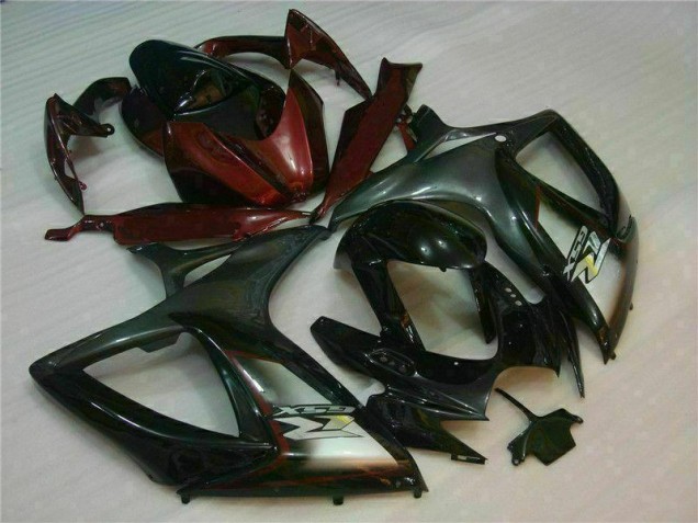 GSXR 600 / 750 K6 2006-2007 Motorrad Verkleidung - Schwarz Rot GSXR 600 / 750 K6 2006-2007 Motorrad Verkleidung - Schwarz Rot