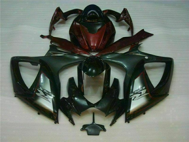 GSXR 600 / 750 K6 2006-2007 Motorrad Verkleidung - Schwarz Rot GSXR 600 / 750 K6 2006-2007 Motorrad Verkleidung - Schwarz Rot