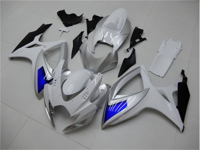 GSXR 600 / 750 K6 2006-2007 Motorrad Verkleidung - Weiß Blau GSXR 600 / 750 K6 2006-2007 Motorrad Verkleidung - Weiß Blau