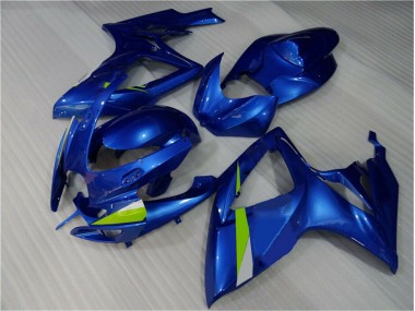 GSXR 600 / 750 K6 2006-2007 Motorrad Verkleidungen - Blau
