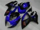 GSXR 600 / 750 K6 2006-2007 Motorrad Verkleidungen - Blau Schwarz GSXR 600 / 750 K6 2006-2007 Motorrad Verkleidungen - Blau Schwarz