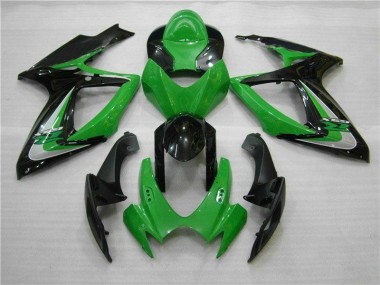 GSXR 600 / 750 K6 2006-2007 Motorrad Verkleidungen - Grün