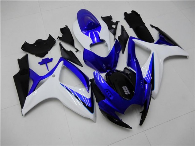 GSXR 600 / 750 K6 2006-2007 Motorrad Verkleidungen Komplett Sets - Blau Weiß GSXR 600 / 750 K6 2006-2007 Motorrad Verkleidungen Komplett Sets - Blau Weiß