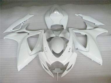 GSXR 600 / 750 K6 2006-2007 Motorrad Verkleidungen - Perl Weiß