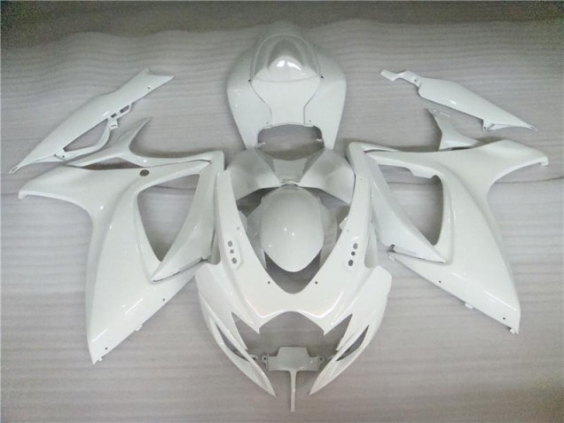 GSXR 600 / 750 K6 2006-2007 Motorrad Verkleidungen - Perl Weiß