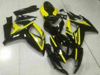 GSXR 600 / 750 K6 2006-2007 Motorrad Verkleidungen & Plastik - Schwarz