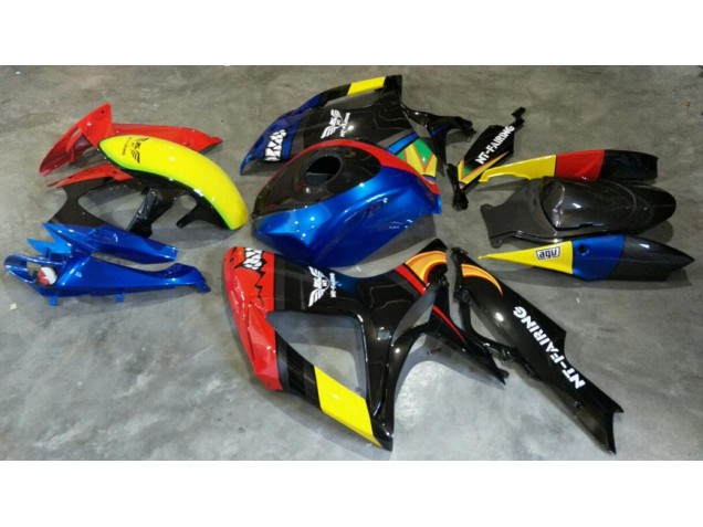 GSXR 600 / 750 K6 2006-2007 Motorrad Verkleidungen - Rot Blau GSXR 600 / 750 K6 2006-2007 Motorrad Verkleidungen - Rot Blau
