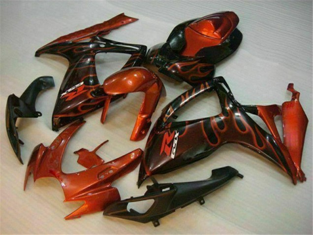 GSXR 600 / 750 K6 2006-2007 Motorrad Verkleidungen - Rot GSXR 600 / 750 K6 2006-2007 Motorrad Verkleidungen - Rot