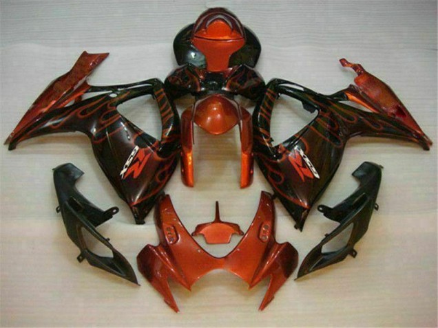 GSXR 600 / 750 K6 2006-2007 Motorrad Verkleidungen - Rot GSXR 600 / 750 K6 2006-2007 Motorrad Verkleidungen - Rot