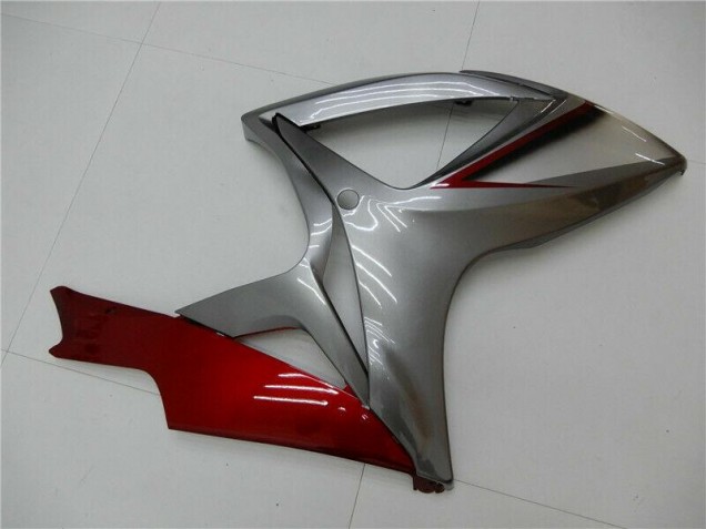 GSXR 600 / 750 K6 2006-2007 Motorrad Verkleidungen - Rot Silber GSXR 600 / 750 K6 2006-2007 Motorrad Verkleidungen - Rot Silber