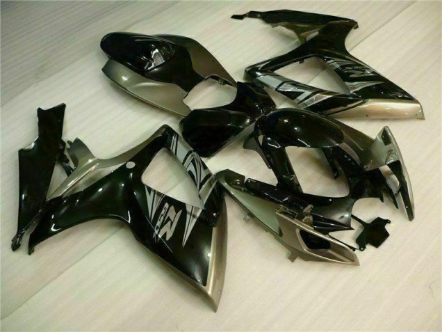 GSXR 600 / 750 K6 2006-2007 Motorrad Verkleidungen - Schwarz Grau GSXR 600 / 750 K6 2006-2007 Motorrad Verkleidungen - Schwarz Grau