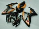 GSXR 600 / 750 K6 2006-2007 Motorrad Verkleidungen - Schwarz Orange