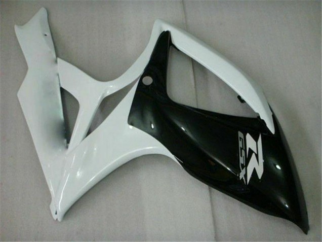 GSXR 600 / 750 K6 2006-2007 Motorrad Verkleidungen - Schwarz Weiß GSXR 600 / 750 K6 2006-2007 Motorrad Verkleidungen - Schwarz Weiß