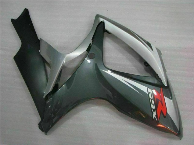 GSXR 600 / 750 K6 2006-2007 Motorrad Verkleidungen - Silber Schwarz GSXR 600 / 750 K6 2006-2007 Motorrad Verkleidungen - Silber Schwarz