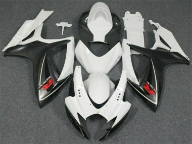 GSXR 600 / 750 K6 2006-2007 Motorrad Verkleidungen - Weiß