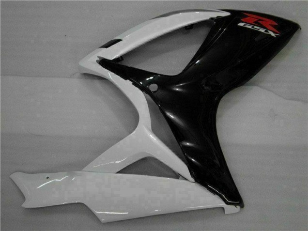 GSXR 600 / 750 K6 2006-2007 Motorrad Verkleidungen - Weiß Schwarz