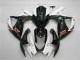GSXR 600 / 750 K6 2006-2007 Motorrad Verkleidungen - Weiß Schwarz