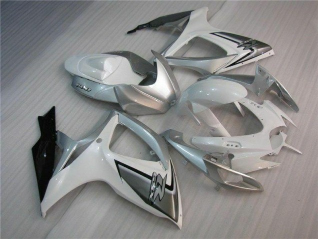 GSXR 600 / 750 K6 2006-2007 Motorrad Verkleidungen - Weiß Silber GSXR 600 / 750 K6 2006-2007 Motorrad Verkleidungen - Weiß Silber