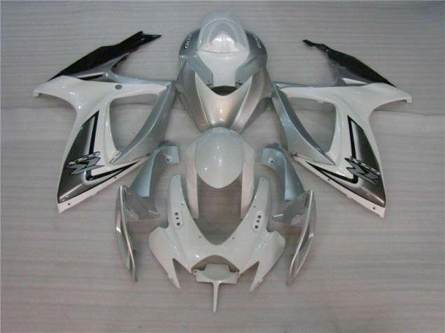 GSXR 600 / 750 K6 2006-2007 Motorrad Verkleidungen - Weiß Silber GSXR 600 / 750 K6 2006-2007 Motorrad Verkleidungen - Weiß Silber