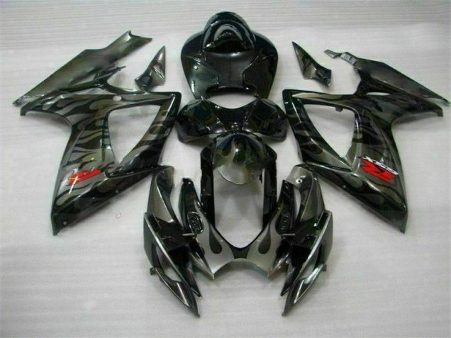 GSXR 600 / 750 K6 2006-2007 Motorrad VollVerkleidungen & Plastik - Schwarz GSXR 600 / 750 K6 2006-2007 Motorrad VollVerkleidungen & Plastik - Schwarz