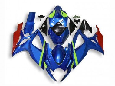 GSXR 600 / 750 K6 2006-2007 Motorrad Vollverkleidung - Blau