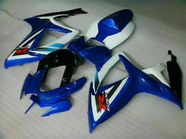 GSXR 600 / 750 K6 2006-2007 Motorrad Vollverkleidung - Blau Weiß GSXR 600 / 750 K6 2006-2007 Motorrad Vollverkleidung - Blau Weiß