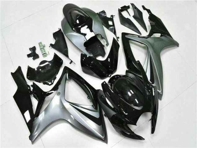 GSXR 600 / 750 K6 2006-2007 Motorrad Vollverkleidung - Schwarz GSXR 600 / 750 K6 2006-2007 Motorrad Vollverkleidung - Schwarz