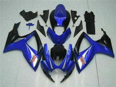 GSXR 600 / 750 K6 2006-2007 MotorradVerkleidungen Plastik Kits - Blau