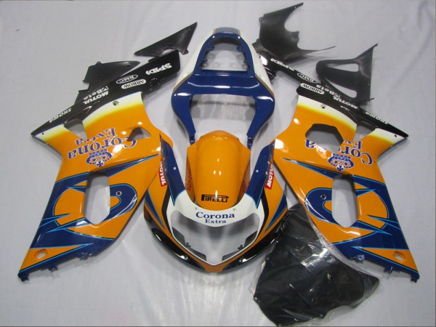 GSXR 600 K1 K2 K3 2001-2003 Motorrad Verkleidungen - Blau Orange Corona Extra GSXR 600 K1 K2 K3 2001-2003 Motorrad Verkleidungen - Blau Orange Corona Extra
