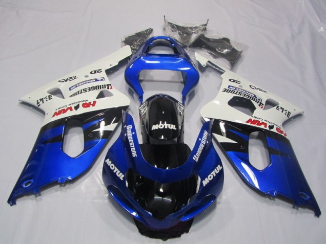 GSXR 600 K1 K2 K3 2001-2003 Motorrad Verkleidungen - Blau Weiß Motul GSXR 600 K1 K2 K3 2001-2003 Motorrad Verkleidungen - Blau Weiß Motul