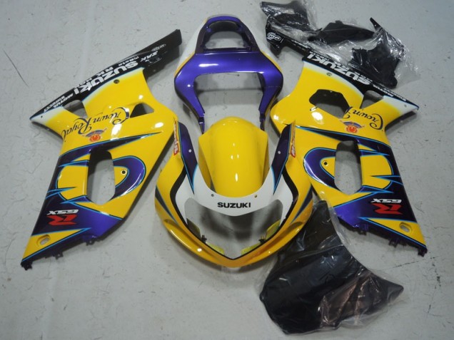 GSXR 600 K1 K2 K3 2001-2003 Motorrad Verkleidungen - Gelb Lila GSXR 600 K1 K2 K3 2001-2003 Motorrad Verkleidungen - Gelb Lila